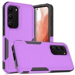 Per Samsung Galaxy S23 5G 2 in 1 PC + custodia per telefono TPU (viola)