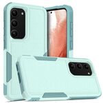 Per Samsung Galaxy S23+ 5G 2 in 1 PC + custodia per telefono in TPU (verde chiaro)