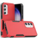 Per Samsung Galaxy S23 FE 5G 2 in 1 PC + custodia per telefono TPU (rossa)