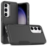 Per Samsung Galaxy S24 5G 2 in 1 PC + custodia per telefono TPU (nera)