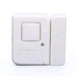 Campanello magnetico senza fili Allarmi per porte e finestre Allarmi antifurto a prova di lupo con adesivo forte(Bianco)