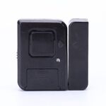 Campanello magnetico senza fili Allarmi per porte e finestre Allarmi antifurto a prova di lupo con adesivo forte (Nero)