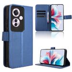 Per OPPO Reno11 F 5G / F25 Pro 5G Custodia in pelle con texture diamante (blu)