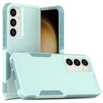 Per Samsung Galaxy S24+ 5G 2 in 1 PC + custodia per telefono in TPU (verde chiaro)