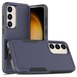 Per Samsung Galaxy S24+ 5G 2 in 1 PC + custodia per telefono TPU (blu scuro)