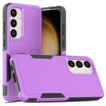 Per Samsung Galaxy S24+ 5G 2 in 1 PC + custodia per telefono TPU (viola)
