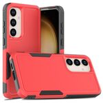Per Samsung Galaxy S24+ 5G 2 in 1 PC + custodia per telefono TPU (rossa)