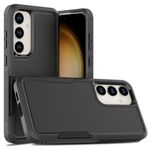Per Samsung Galaxy S24+ 5G 2 in 1 PC + custodia per telefono TPU (nera)
