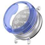Custodia protettiva per orologio in TPU cava mezza confezione per Garmin Lily 2 (blu trasparente)
