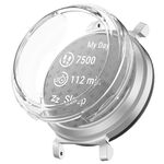 Custodia protettiva per orologio in TPU cava mezza confezione per Garmin Lily 2 (trasparente)