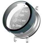 Per Garmin Lily 2 PC + custodia protettiva per orologio integrata con pellicola temperata (verde pino)