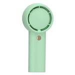 Mini Turbo Ventilatore elettrico portatile Piccolo ventilatore portatile ricaricabile tramite USB (verde)