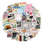 50 pz/pacco Lettura di Libri Adesivi Graffiti Impermeabili Cartoon Bambini FAI DA TE Adesivi per Bagagli di Skateboard (50A)