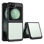 Per Samsung Galaxy Z Flip6 5G Custodia per telefono in TPU ibrido acrilico serie colorata (nera)