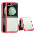 Per Samsung Galaxy Z Flip6 5G Custodia per telefono in TPU ibrido acrilico serie colorata (rossa)