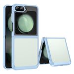 Per Samsung Galaxy Z Flip6 5G Custodia per telefono in TPU ibrido acrilico serie colorata (blu)