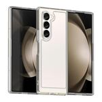 Per Samsung Galaxy Z Fold6 5G Custodia per telefono in TPU ibrido acrilico serie colorata (trasparente)