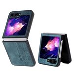 Per Samsung Galaxy Z Flip6 AZNS Custodia per telefono con sensazione di pelle in rilievo 3D (verde)