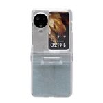 Per OPPO Find N3 Flip Skin Feel Custodia per telefono antiurto in carta flash per PC (sfumatura blu argento)