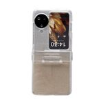 Per OPPO Find N3 Flip Skin Feel Custodia per telefono antiurto in carta flash per PC (sfumatura oro argento)