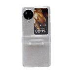 Per OPPO Find N3 Flip Skin Feel PC Flash Paper Custodia antiurto per telefono (Argento)