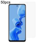 Per Itel S24 Pellicola in vetro temperato 50 pezzi 0,26 mm 9H 2,5D