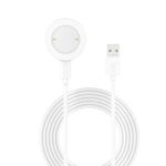 Cavo di ricarica magnetico per smartwatch Honor Watch GS 4, stile: diviso (bianco)