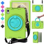 Per Samsung Galaxy Tab S6 Lite 2024 Custodia tablet antiurto per PC ibrido EVA con cornice (verde erba)