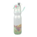 Tazza per acqua di raffreddamento spray per allenamento estivo all'aria aperta da 590 ml, colore: colorato a 3 strati