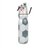 Tazza per acqua di raffreddamento spray per allenamento estivo all'aria aperta da 590 ml, colore: calcio a 3 strati