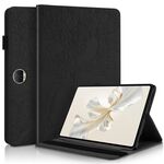 Custodia per tablet in pelle goffrata serie Honor Pad 9 Tree Life (nera)