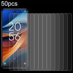 Per TCL 50 XL 5G 50 pezzi 0,26 mm 9H 2,5D Pellicola in vetro temperato