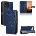Custodia per telefono in pelle con texture a nido d'ape Ultra per Asus Zenfone 11 (blu)