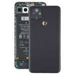 Per la copertura posteriore della batteria di Google Pixel 4A 5G con copriobiettivo della fotocamera (nero)