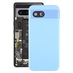 Per la copertura posteriore della batteria di Google Pixel 8A con copriobiettivo della fotocamera (blu)