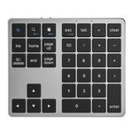 K-35 Tastiera per computer portatile Accessori per tablet a 35 tasti Tastiera Bluetooth (nero grigio)