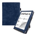 Per Pocketbook InkPad Color 2/3 Custodia smart tablet in pelle di vitello (blu)