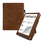 Per Pocketbook InkPad Color 2/3 Custodia smart tablet in pelle di vitello (marrone)