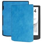 Per Pocketbook InkPad 4 / Color2 /3 /PB743 Custodia per tablet smart in pelle retrò con sensazione di pelle (blu cielo)