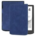 Per Pocketbook InkPad 4 / Color2 /3 /PB743 Custodia smart tablet in pelle retrò con sensazione di pelle (blu scuro)
