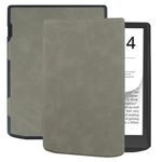 Per Pocketbook InkPad 4 / Color2 /3 /PB743 Custodia per tablet smart in pelle retrò con sensazione di pelle (grigio)