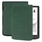 Per Pocketbook InkPad 4 / Color2 /3 /PB743 Custodia per tablet smart in pelle retrò con sensazione di pelle (verde scuro)