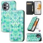 Per vivo S18e CaseNeo Custodia per telefono in pelle magnetica colorata (Smeraldi)