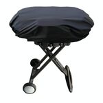 Griglia per barbecue portatile 210D Copertura protettiva impermeabile e antipolvere (nera)