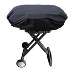 Griglia per barbecue portatile 600D Copertura protettiva impermeabile e antipolvere (nera)