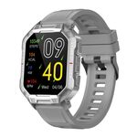 Smart Watch con schermo a colori da 1,83 pollici NX3, supporto per il monitoraggio della frequenza cardiaca/monitoraggio della pressione sanguigna (grigio)