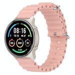 Per Xiaomi MI Watch Sport 22mm Cinturino in silicone a tinta unita stile oceano (rosa)