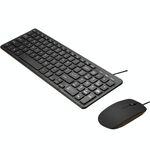 MLD-568 Set tastiera mouse da gioco per ufficio, lunghezza cavo: 1,25 m (nero)