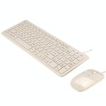 MLD-568 Set tastiera mouse da gioco per ufficio, lunghezza cavo: 1,25 m (bianco)