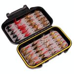 40 pezzi / set ganci per mosche bioniche esca per esche da pesca